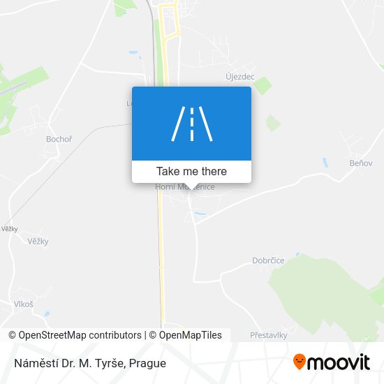 Náměstí Dr. M. Tyrše map