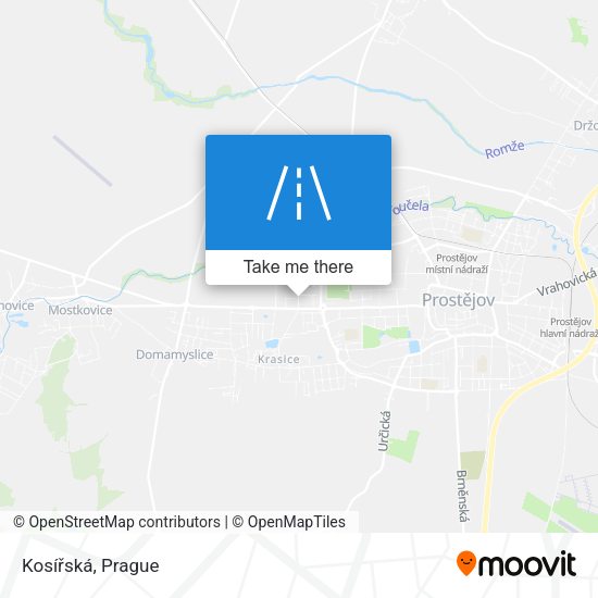 Kosířská map