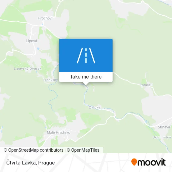 Карта Čtvrtá Lávka