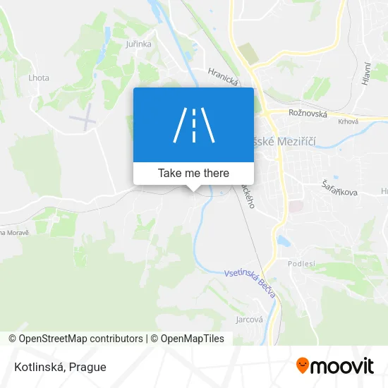 Карта Kotlinská
