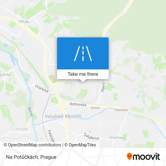 Карта Na Potůčkách