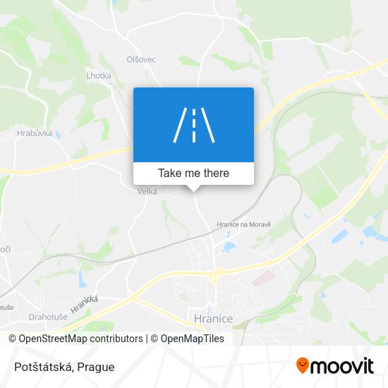 Potštátská map