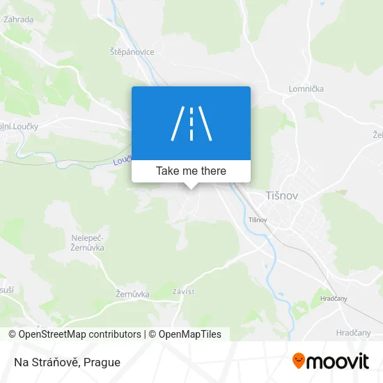 Карта Na Stráňově