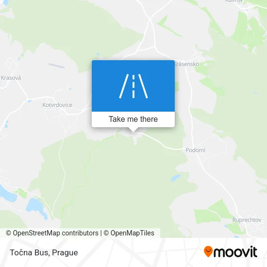 Карта Točna Bus