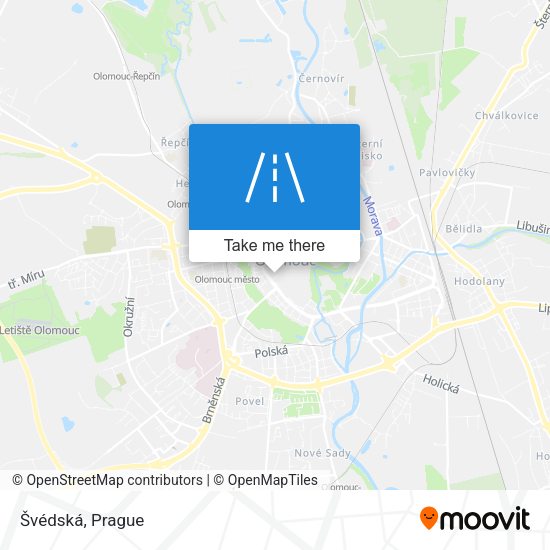 Švédská map