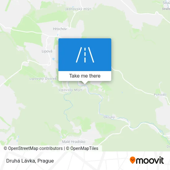 Карта Druhá Lávka