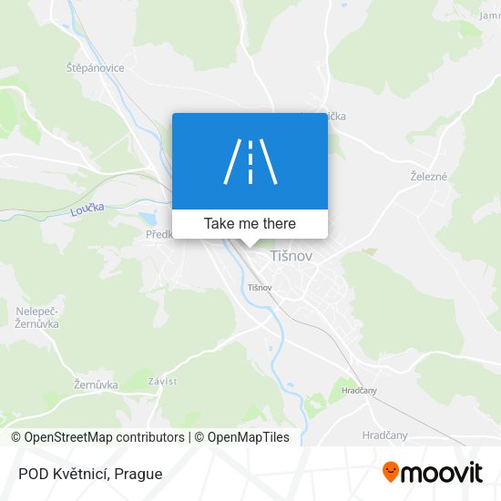 POD Květnicí map