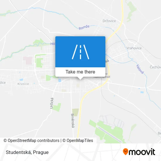 Карта Studentská