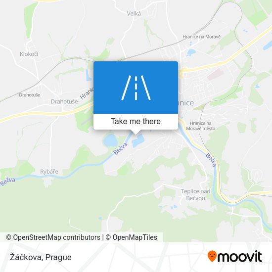 Žáčkova map