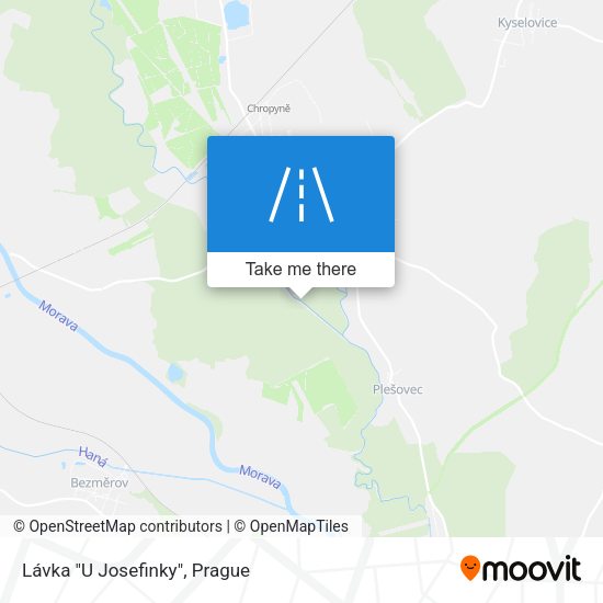 Карта Lávka "U Josefinky"