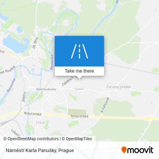 Náměstí Karla Panušky map