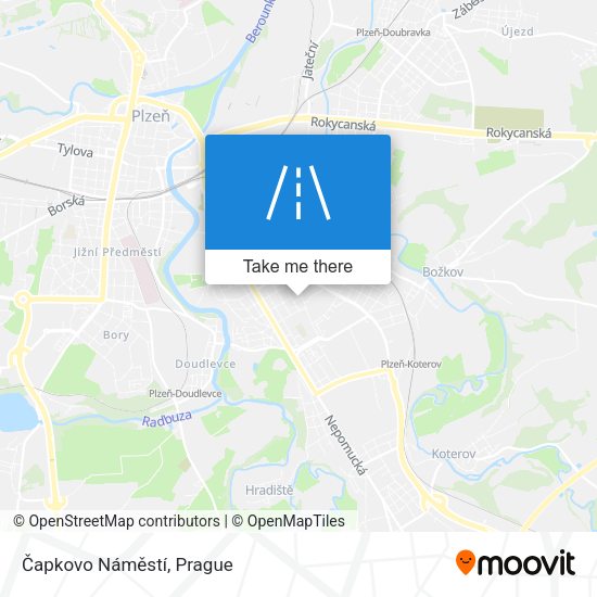 Čapkovo Náměstí map