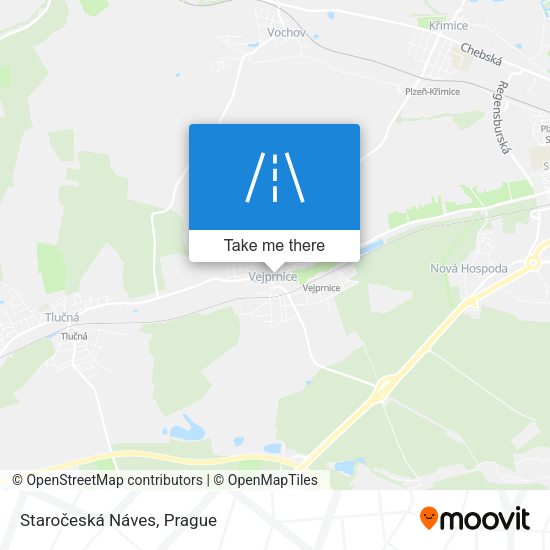 Staročeská Náves map
