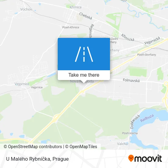 Карта U Malého Rybníčka