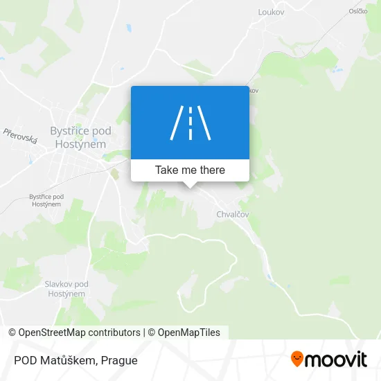 Карта POD Matůškem