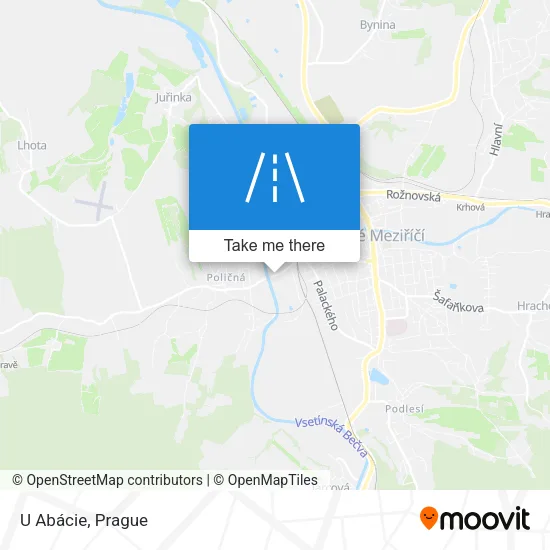 Карта U Abácie