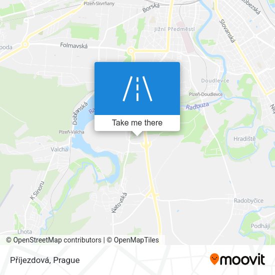 Карта Příjezdová