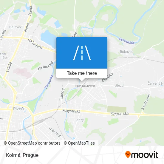 Карта Kolmá