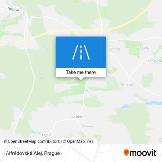 Карта Alfrédovská Alej