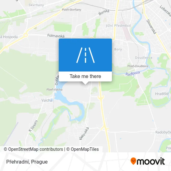 Карта Přehradní