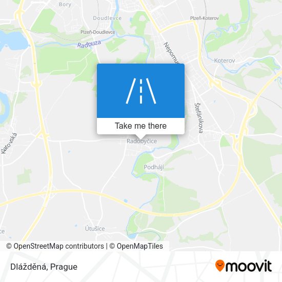 Dlážděná map