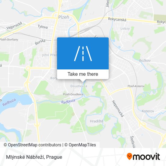 Mlýnské Nábřeží map