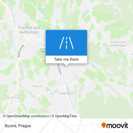 Bystré map