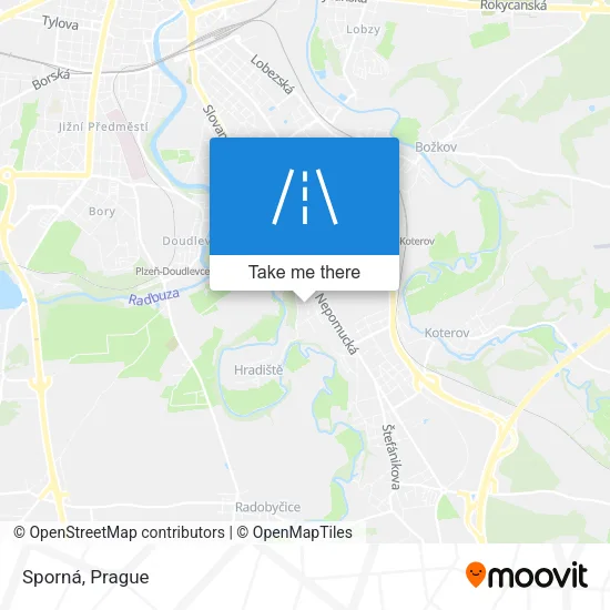 Карта Sporná