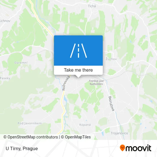 Карта U Tírny