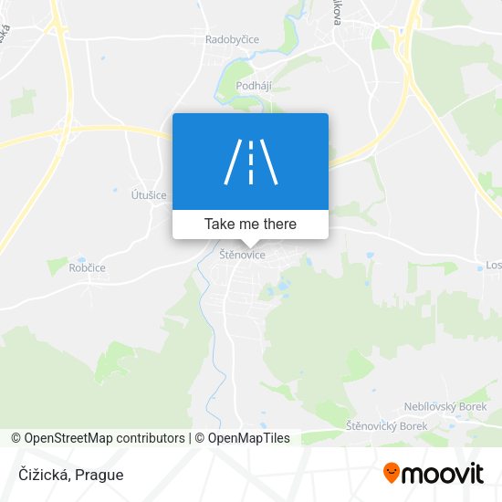 Čižická map