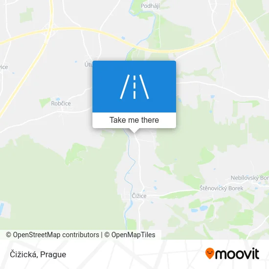 Карта Čižická