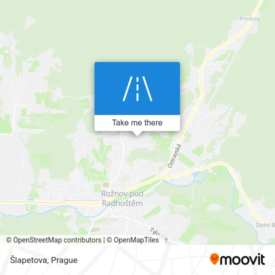 Карта Šlapetova