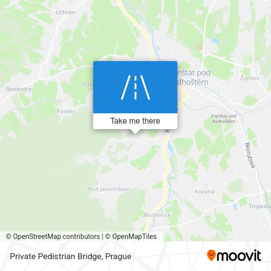 Private Pedistrian Bridge map