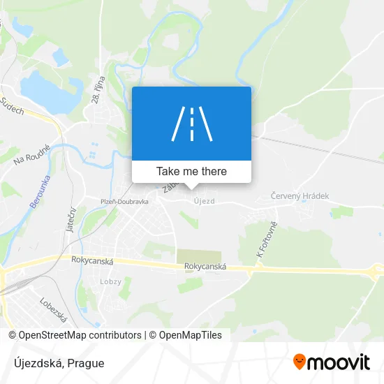 Карта Újezdská