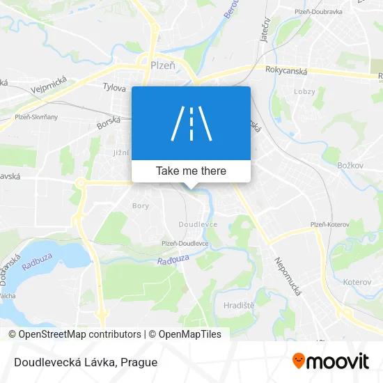 Карта Doudlevecká Lávka