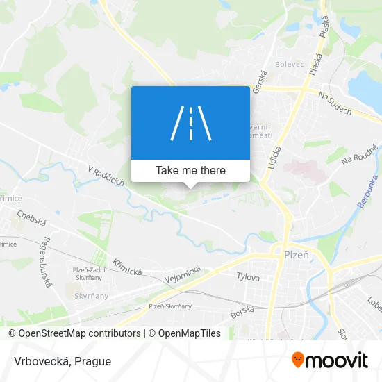Карта Vrbovecká