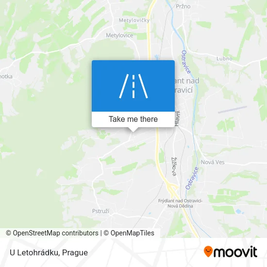 Карта U Letohrádku