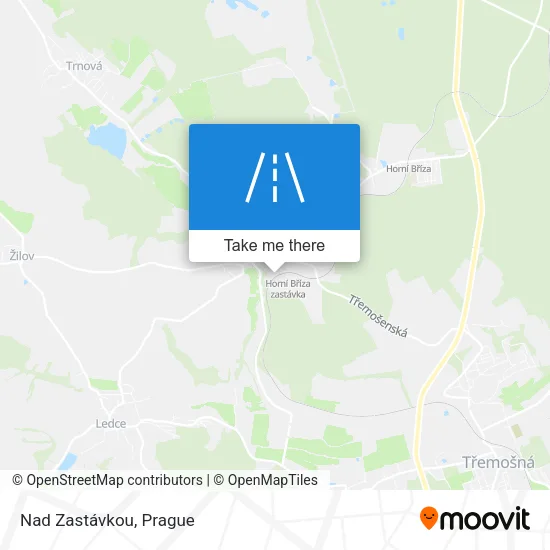 Карта Nad Zastávkou