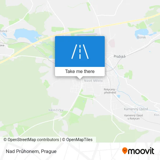 Карта Nad Průhonem