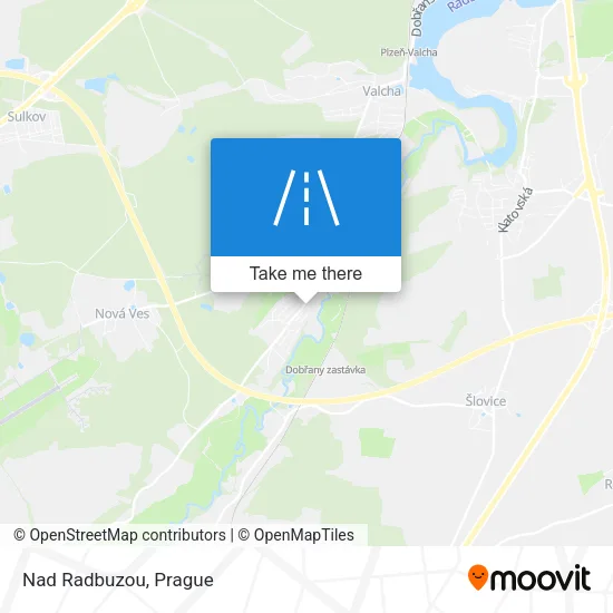 Карта Nad Radbuzou