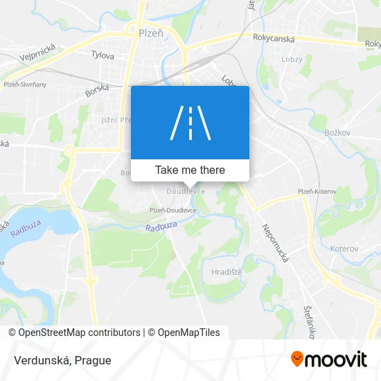 Карта Verdunská