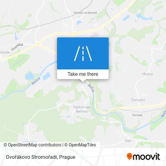 Dvořákovo Stromořadí map