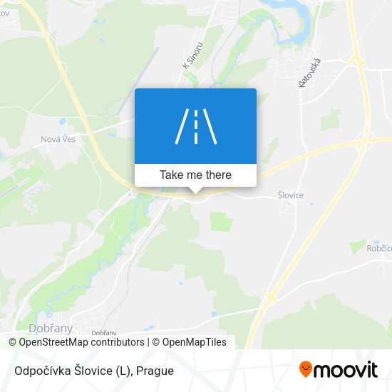 Odpočívka Šlovice (L) map