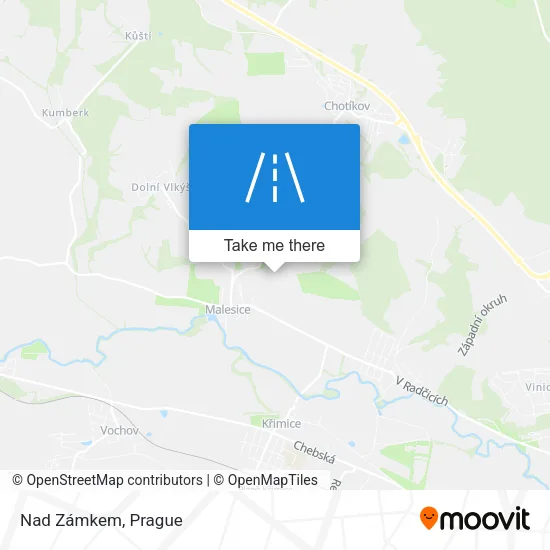 Карта Nad Zámkem