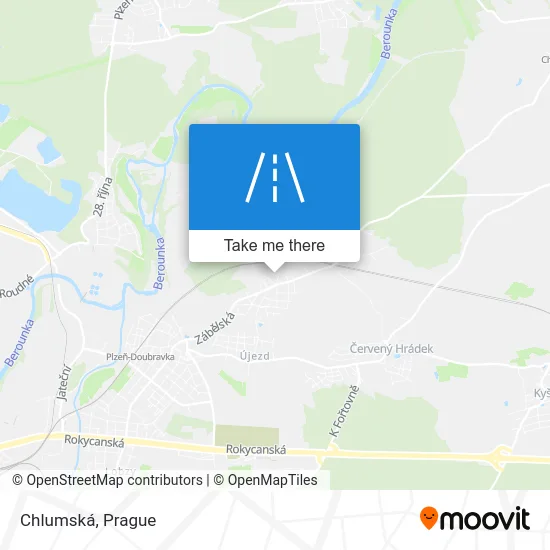 Карта Chlumská