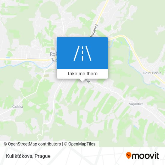 Kulišťákova map