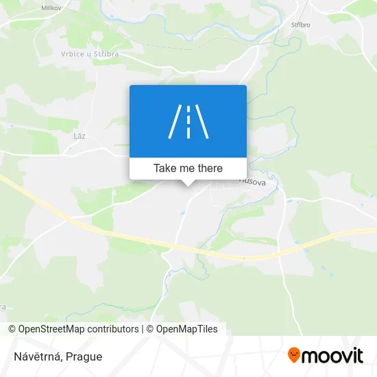 Карта Návětrná