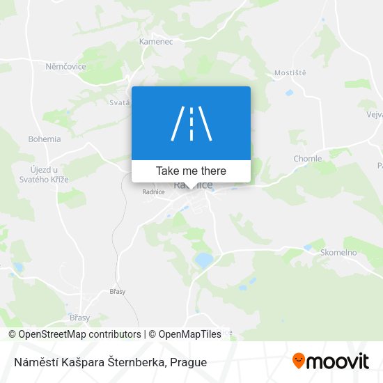 Náměstí Kašpara Šternberka map