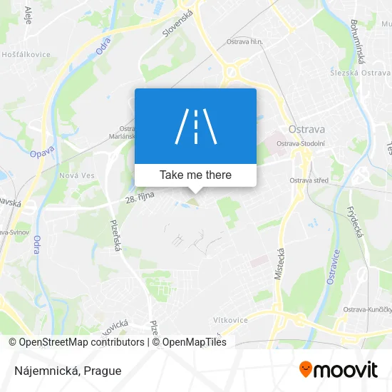 Карта Nájemnická