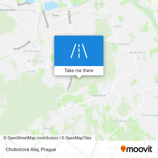 Карта Chobotova Alej